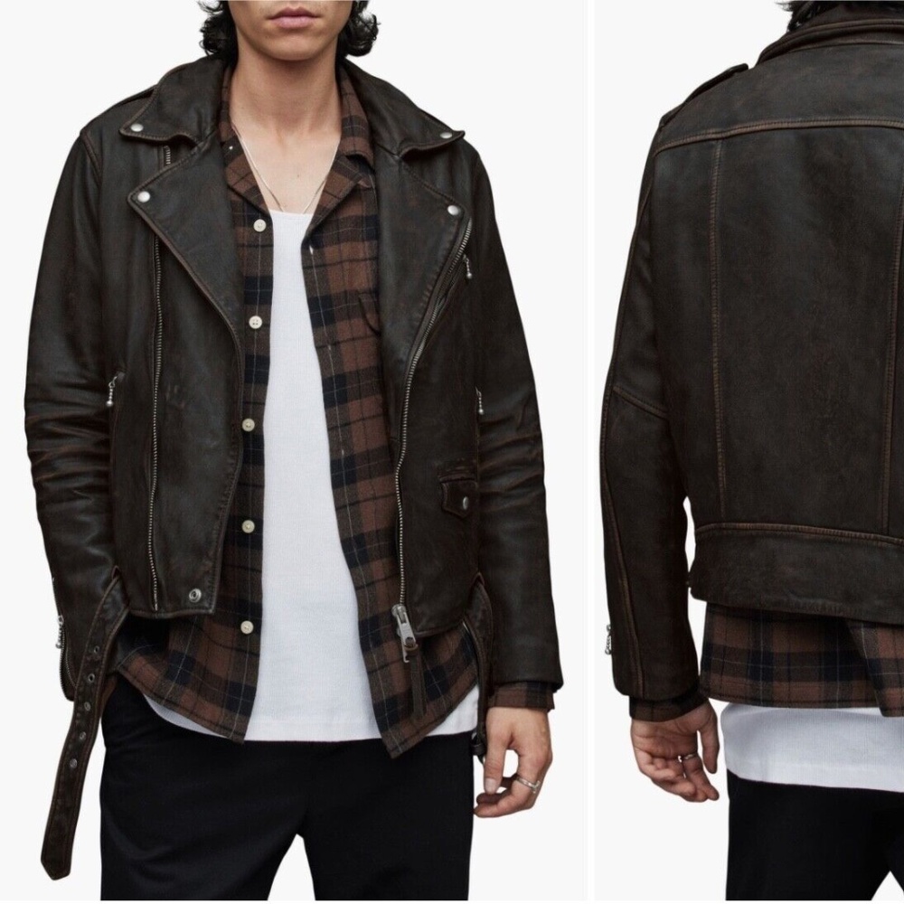 AllSaints Torren Leather Biker Jacket